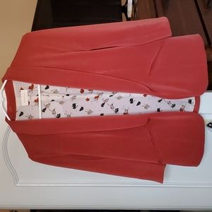 Rust orange stretchy blazer, size Small